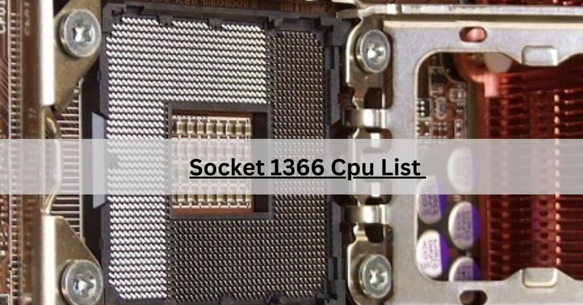 Socket 1366 Cpu List