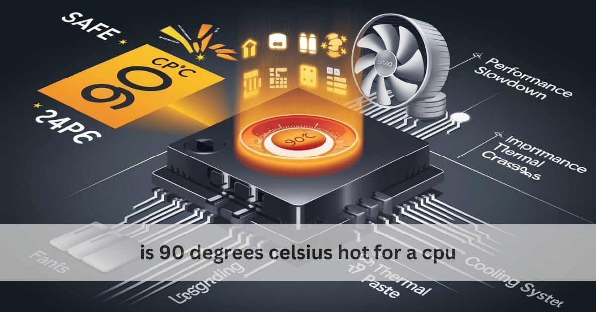 is 90 degrees celsius hot for a cpu